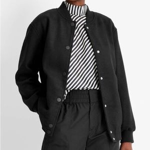 Future Collection Black Bomber Jacket